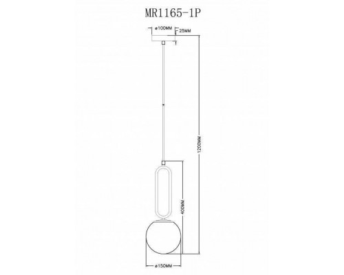 Подвесной светильник MyFar Pierre MR1165-1P