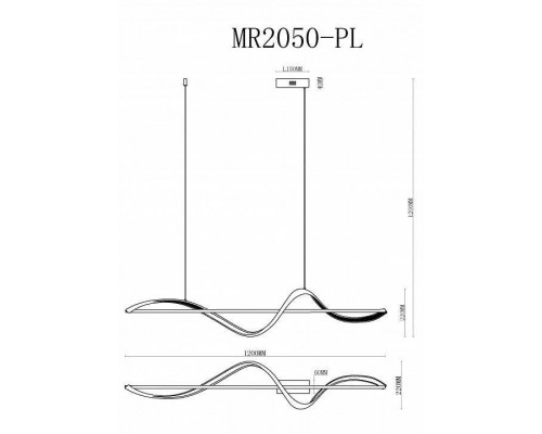 Подвесной светильник MyFar Marry MR2050-PL