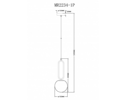 Подвесной светильник MyFar Pierre MR2234-1P
