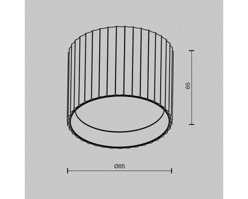 Накладной светильник Maytoni Technical Calipso C106CL-GX53-B
