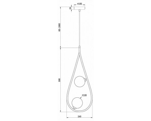 Подвесной светильник Freya Perlina FR4005PL-02B