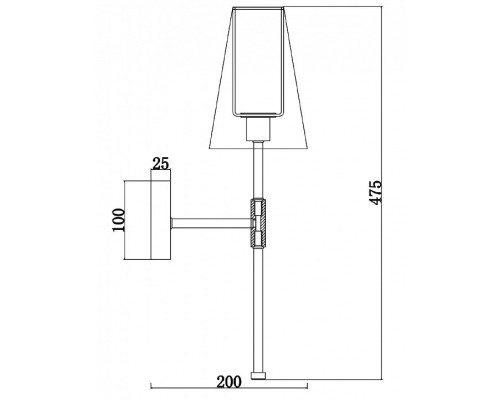 Бра Freya Tida FR5196WL-01CH