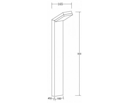 Наземный низкий светильник Maytoni Paso O595FL-L12B3K