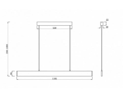 Подвесной светильник Maytoni Step P010PL-L30G3K