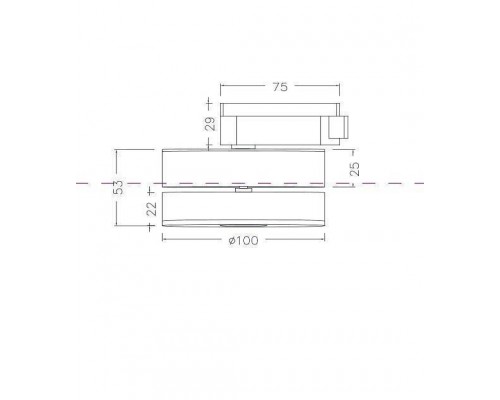 Накладной светильник Maytoni Magic TR006-1-12W3K-B4K