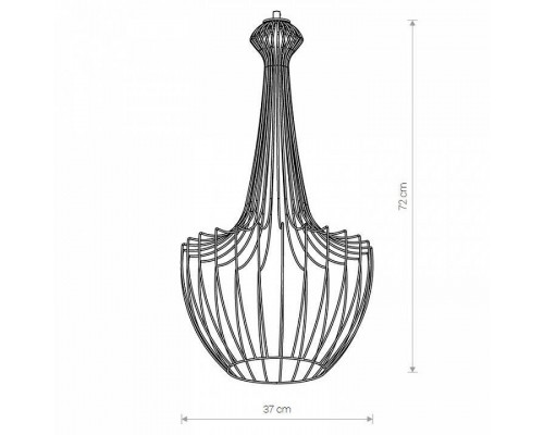 Плафон металлический Nowodvorski Cameleon Luksor S BL 8597