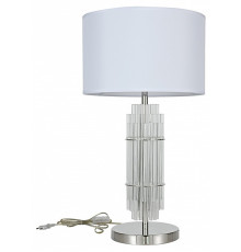 Настольная лампа декоративная Newport 3680 3681/T nickel