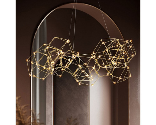 Подвесная люстра O-LUCE Bjork круглая без вставок 11810-4