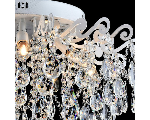 Люстра на штанге De Markt 04033-0.3-07 WH+SILVER PN