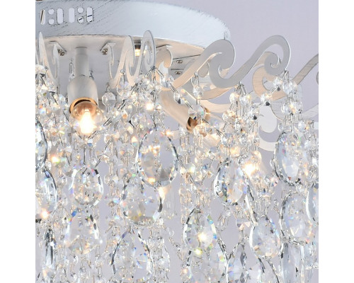 Люстра на штанге De Markt 04033-0.3-07 WH+SILVER PN