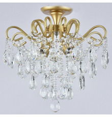 Люстра на штанге De Markt 04066-0.3-04 4xE27 матовое золото/хром 04066-0.3-04 MATT GOLD+CR