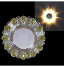 Встраиваемый светильник  14301-9.0-001LD MR16+LED3W WT/YL