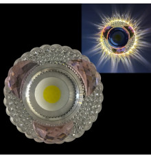 Встраиваемый светильник  42240-9.0-001PL MR16+LED3W CL/PK