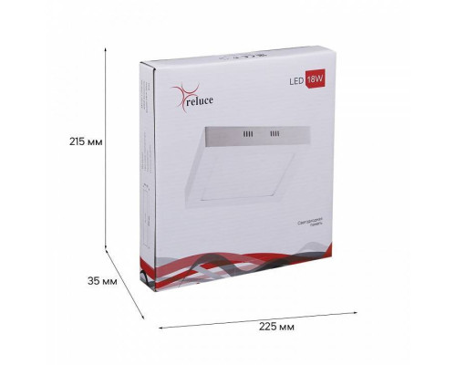 Накладной светильник Reluce 70607 70607-9.5-001OL LED18W WH 4000K