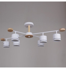 Люстра на штанге 78730-0.3-06 GX53 WH+WOOD