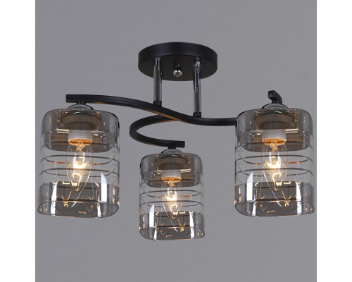 Люстра на штанге De Markt Бремен 3xE27 99260-0.3-03 BK+CR