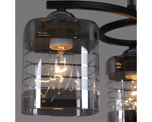 Люстра на штанге De Markt Бремен 3xE27 99260-0.3-03 BK+CR