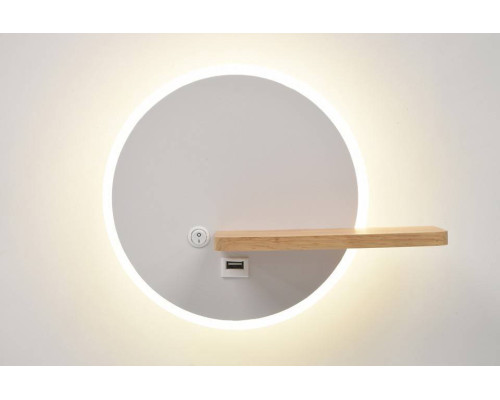 Накладной светильник с полкой Rivoli Anastasia Б0066439