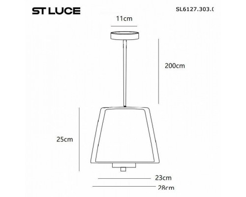 Подвесной светильник ST-Luce Pandora SL6127.303.01