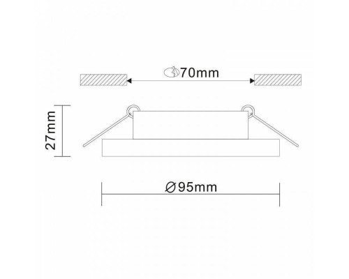 Встраиваемый светильник ST-Luce Gera ST205.408.01