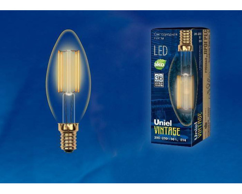 Лампа светодиодная Uniel LED-C35 E14 5Вт 2700K UL-00002396