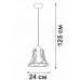 Подвесной светильник Vitaluce V2869 V2869-1/1S