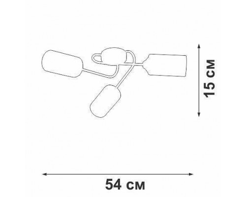 Потолочная люстра Vitaluce V4909 V4909-9/3PL