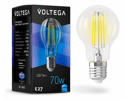 Лампа светодиодная Voltega General purpose bulb E27 7W 7141