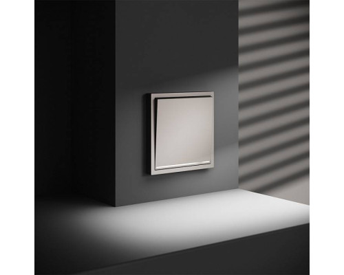 Выключатель одноклавишный с подсветкой без рамки Voltum S70 VLS010203