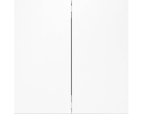 Выключатель двухклавишный без рамки Voltum S70 VLS020602