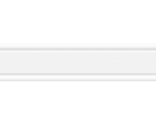 Liberty Бордюр керамик белый 01 6х25