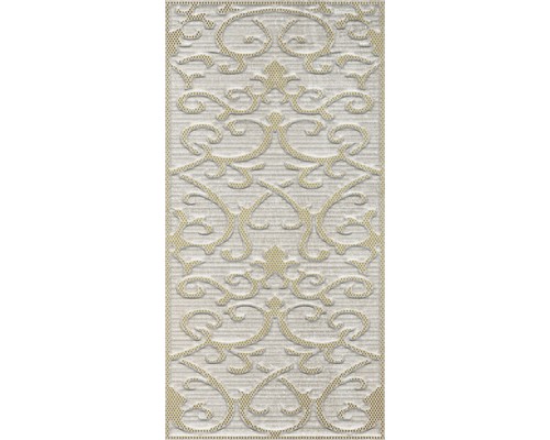 Deja Vu Gold White Декор Damask (K941991) 30x60