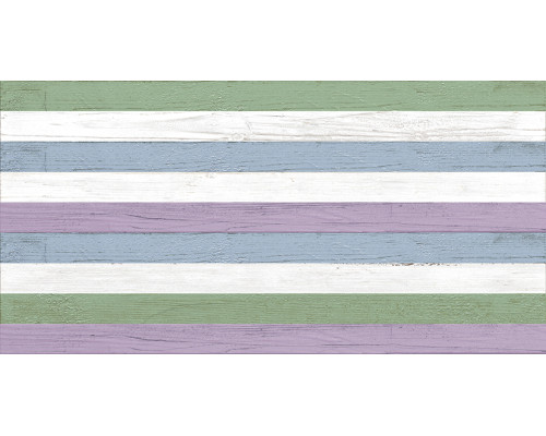 Land Плитка настенная полоски зелёный 08-00-85-2671 20х40