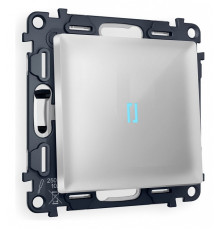 Выключатель проходной одноклавишный с подсветкой Ambrella Volt Quant MA402040