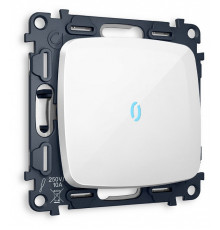 Выключатель проходной одноклавишный с подсветкой без рамки Ambrella Volt MO MO102040