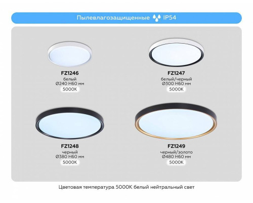Накладной светильник Ambrella Light FZ FZ1246