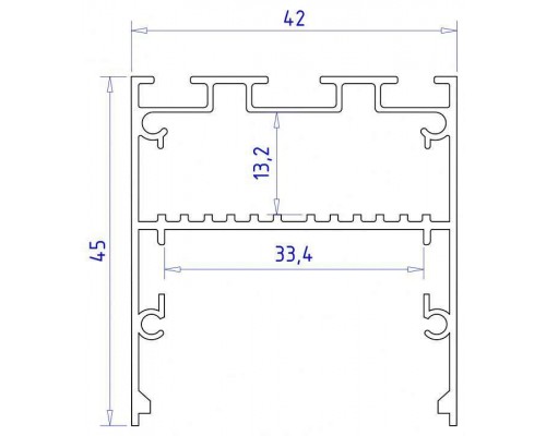 Короб накладной Ambrella Light Profile System GP GP3050BK