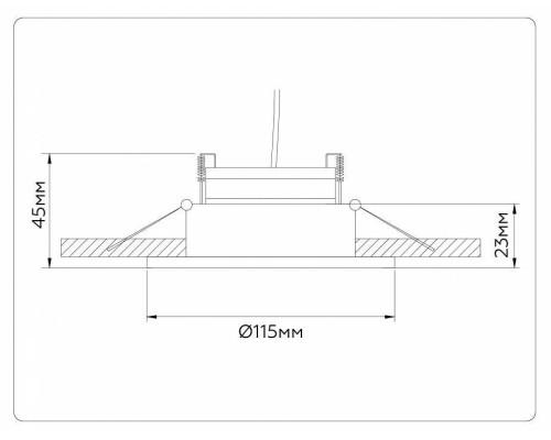Встраиваемый светильник Ambrella Light TN TN51913