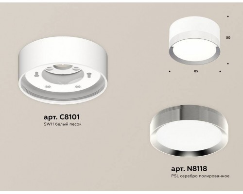 Накладной светильник Ambrella Light XS XS8101003