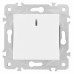 Выключатель проходной одноклавишный с подсветкой без рамки Arte Milano 203 203.33-1.white