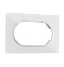 Рамка для двойной розетки Arte Milano am-502.01 502.01-double.white