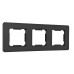 Рамка на 3 поста Arte Milano am-502.16 502.16-3.black