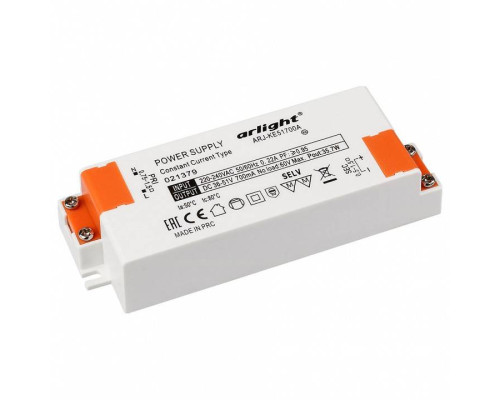 Блок питания Arlight ARJ-KE51700A 36 Вт 700 мА IP20 021379