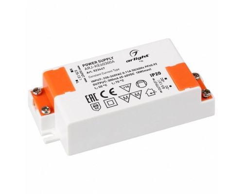 Блок питания Arlight ARJ-KE60300 300 мА 18 Вт 023447
