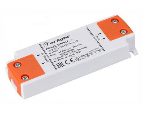 Блок питания Arlight ARV-SN12015-FLAT-B 12V 15W 029276