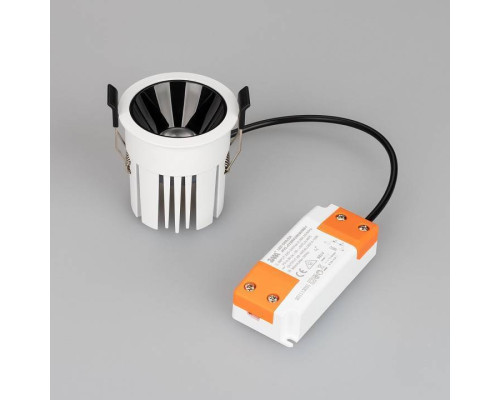 Встраиваемый светильник Arlight ATLAS-R100-10W Black 3000K 037184