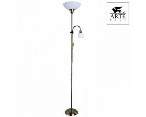 Торшер с подсветкой Arte Lamp Duetto A9569PN-2AB