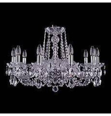 Подвесная люстра Bohemia Ivele Crystal 1402 1402/10/240/Ni