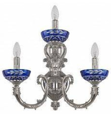 Бра Bohemia Ivele Crystal 7109 7109B16/2+1/210 Ni P Clear-Blue/H-1J