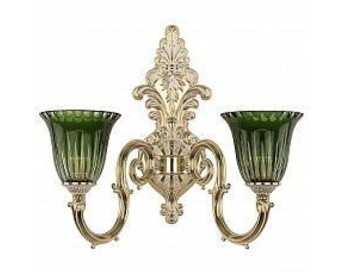 Бра Bohemia Ivele Crystal 7203 7203B15/2/210 GW P2 U Clear-Green/H-1K